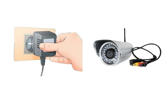 Camera quan sát chưa có nguồn điện